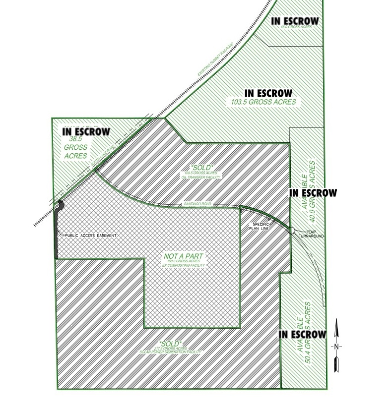 map of available parcels